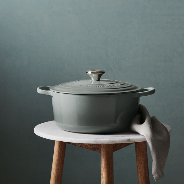 Signature rund gryde &Oslash; 26 cm, sea salt, Le Creuset