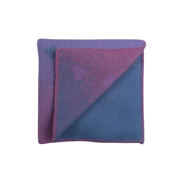 MELVIN Half Size Throw, purple/pink, R&oslash;ros Tweed