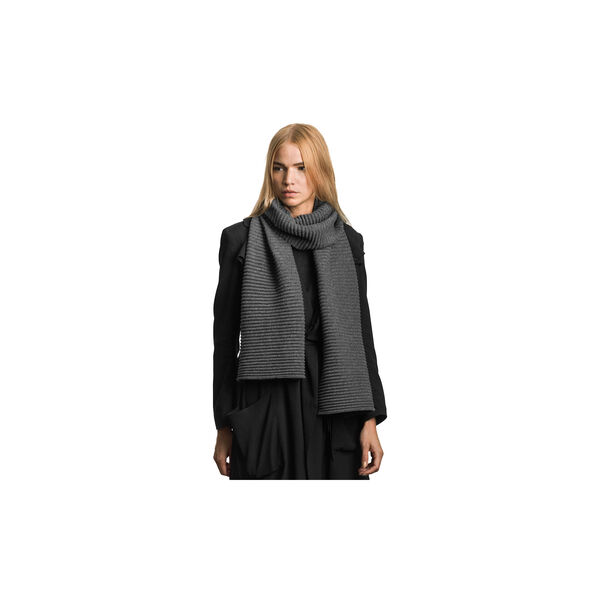 Pleece Long Scarf, dark grey, Design House Stockholm