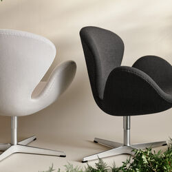 Svanen™ 3320 loungestol, grey/beige 0118, Fritz Hansen