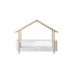 Wood Mini+ husseng, hvid/eg, Oliver Furniture