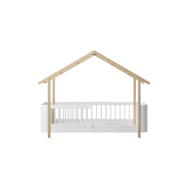 Wood Mini+ husseng, hvid/eg, Oliver Furniture