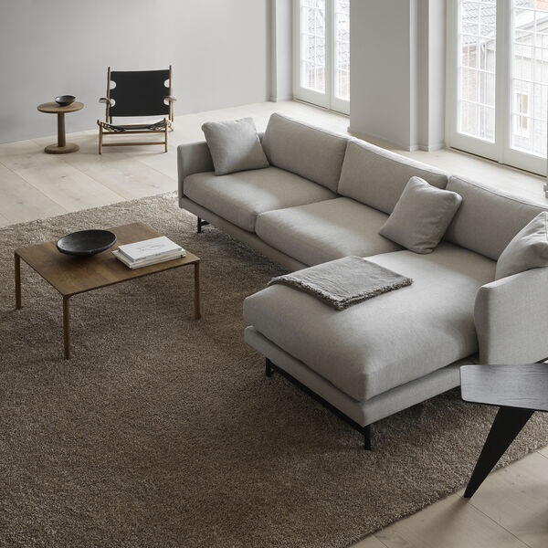 Piloti Wood sofabord, olieret r&oslash;get eg, Fredericia Furniture