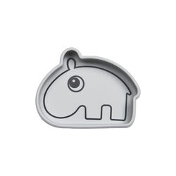 Ozzy Stick & Stay skål, grå, Done by Deer