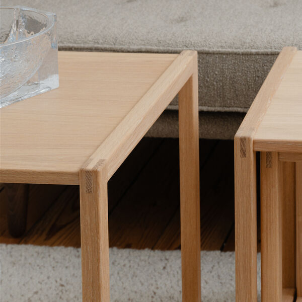 BM375 Nesting Tables, light oiled oak, Fredericia Furniture