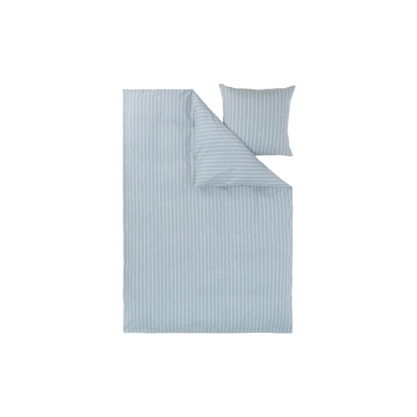 EVEN STRIPE&nbsp;senget&oslash;j, blue haze, Georg Jensen Damask