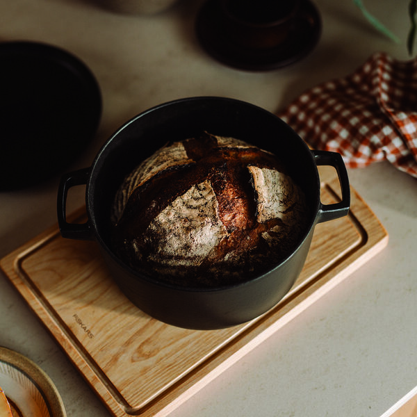 Folken støbejernsgryde, Fiskars