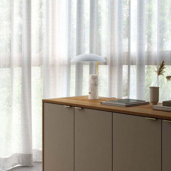 Mademoiselles bordlampe, hvid, Design For The People