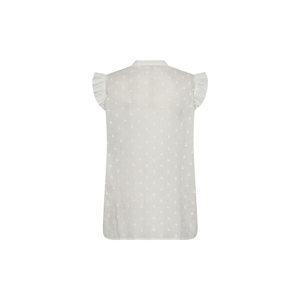 PD-Mabel Dobby Dot SL Shirt, white, Pieszak