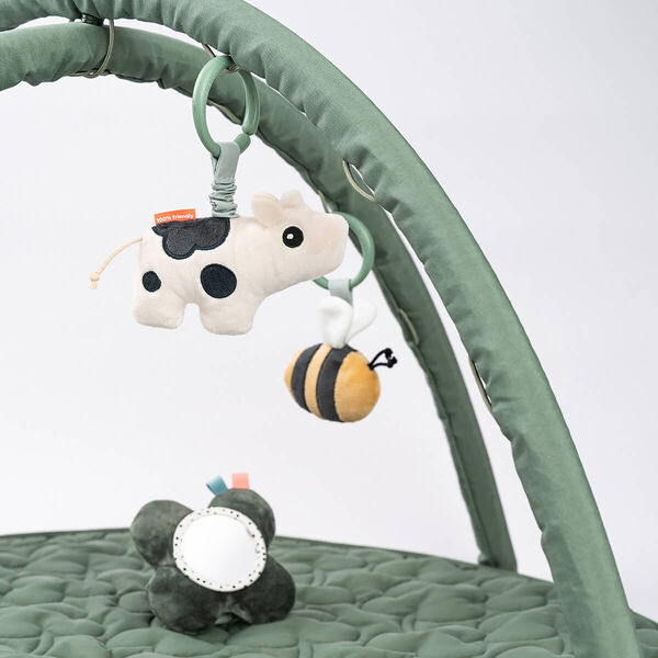 Tiny Farm aktivitets legetæppe, green Tiny Farm aktivitets legetæppe, green, Done by Deer