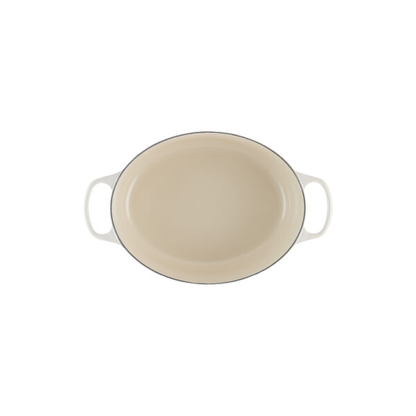 Signature st&oslash;bejern oval gryde &Oslash; 31 cm, meringue, Le Creuset