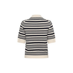 AnettiPW Pullover, dark blue irregular stripe, Part Two
