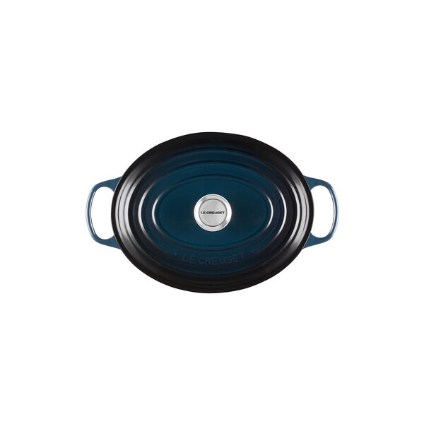 Signature st&oslash;bejern oval gryde &Oslash; 31 cm, nuit, Le Creuset