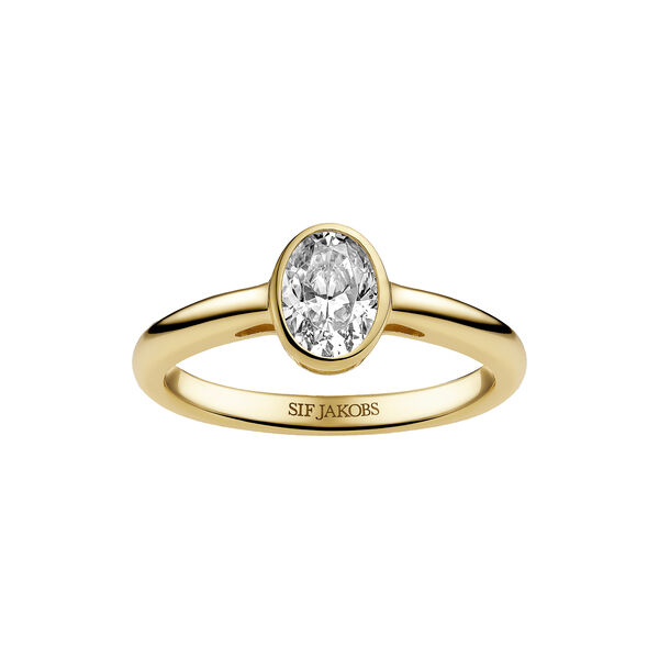 Sardinien Ovale Ring | Piccolo | Forgyldt, Sif Jakobs Jewellery