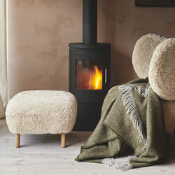 Liv&oslash; plaid, 02109 seaweed, Silkeborg Uldspinderi