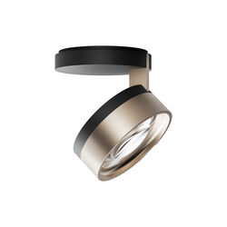 BLADE C1+ SLIM loftlampe, matt black/satin gold, LIGHT-POINT