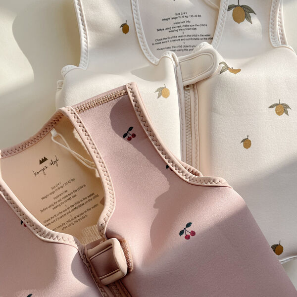 Neopren sv&oslash;mmevest, lemon, Konges Sl&oslash;jd