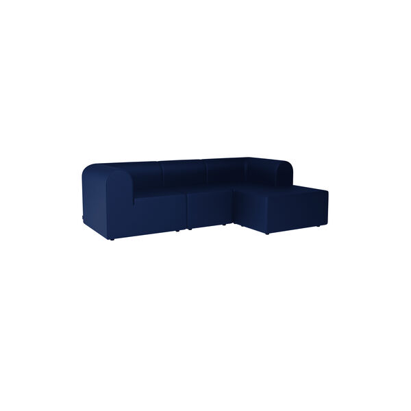 Paradigm 3-personers sofa med puf, Hallingdal 764, Montana Furniture