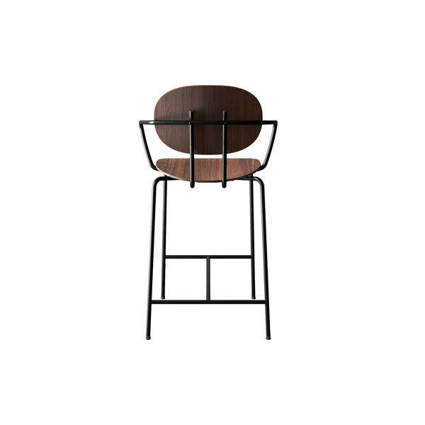 PIET HEIN Counter Chair with Arms, olieret valnød, Sibast Furniture