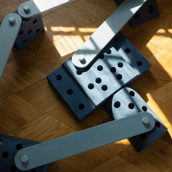 2 x balancebomme, sky blue, MODU