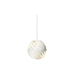 Turbo Pendant, alabaster white glossy, GUBI