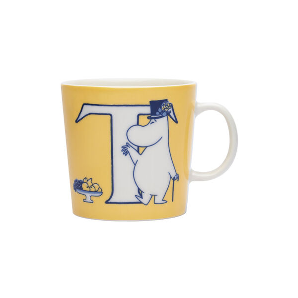 Mumi krus 40 cl Alfabet T, Moomin Arabia