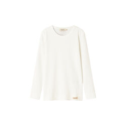 Plain Tee LS T-shirt, gentle white, MarMar Copenhagen