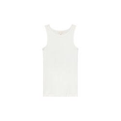 Irene pointelle top, white, Studio Feder