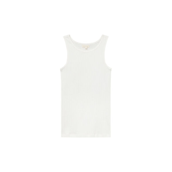 Irene pointelle top, white, Studio Feder
