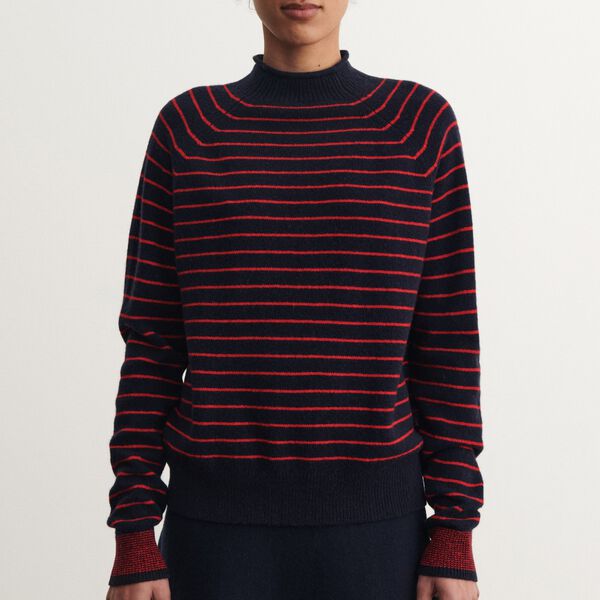 Lambswool Jumper, dark navy, FUB