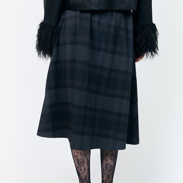 EllaLL Midi Skirt, dark grey, Lollys Laundry