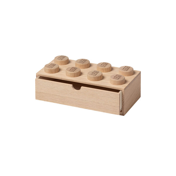 LEGO® 2x4 opbevaringskasse, sæbebehandlet eg LEGO® 2x4 opbevaringskasse, sæbebehandlet eg, Room Copenhagen