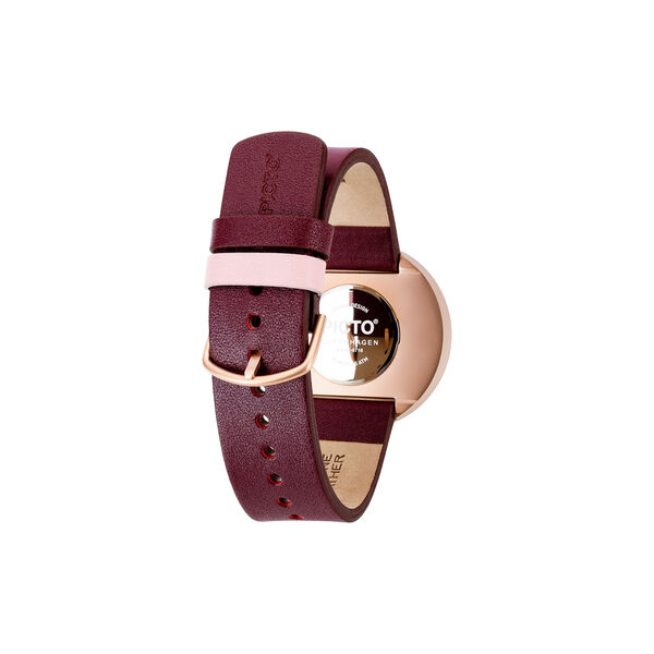 Picto Wrist Watch, dusty rose pink/burgundy red Picto Wrist Watch, dusty rose pink/burgundy red, Picto