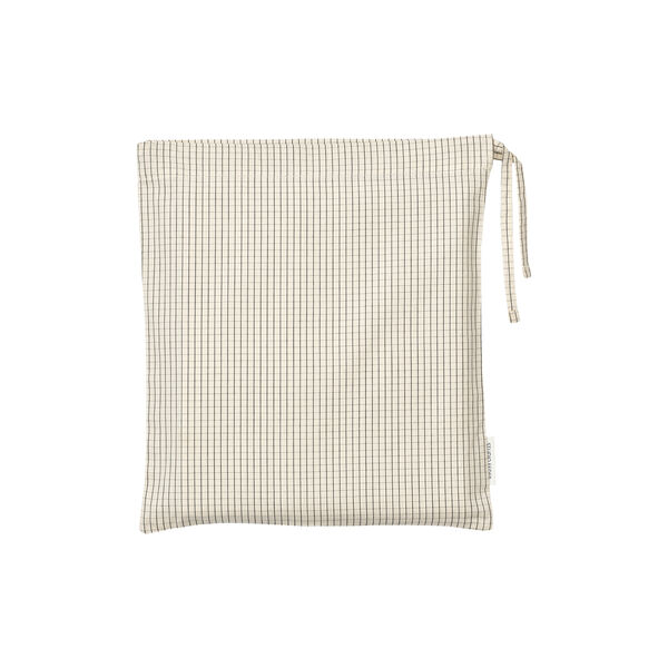SENGET&Oslash;J, creme black plaid, Studio Feder