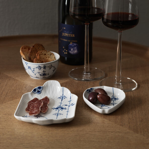 Musselmalet Riflet skål 15 cl Musselmalet Riflet skål 15 cl, Royal Copenhagen