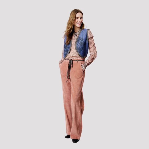 Claire Pants, mahogany rose, Moliin