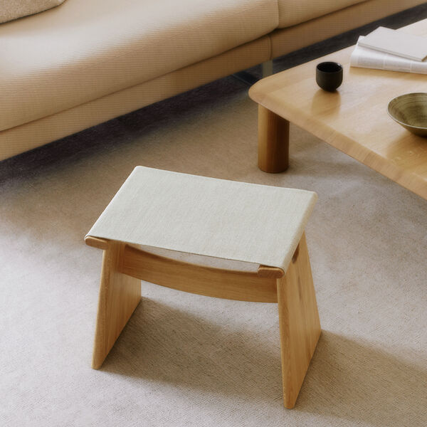 Seto Stool, light oiled oak/natural, Fredericia Furniture