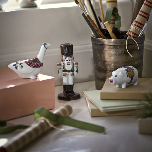 Hammersh&oslash;i Christmas G&aring;s porcel&aelig;nsfigur, K&auml;hler