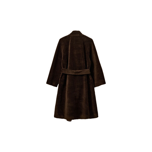 MARGITSW WOOL FUR COAT, dark brown, Sofie Schnoor