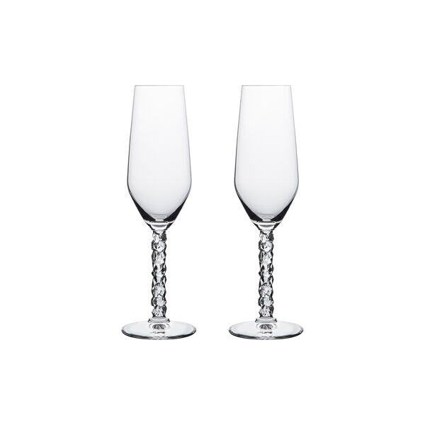 Carat champagneglas 2 stk. Carat champagneglas 2 stk., Orrefors
