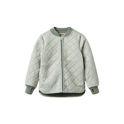 Thermo Jacket Loui, green stripe, Wheat