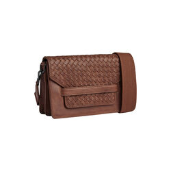 ArabellaMBG Crossb. Bag Weave, cognac, Markberg