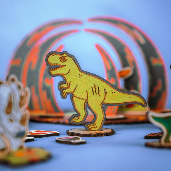 Dinosaur tr&aelig;leget&oslash;j | Kampen i &oslash;demarken, Crateit