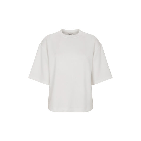 TDAzra Boxy T-shirt, snow white, Tooday