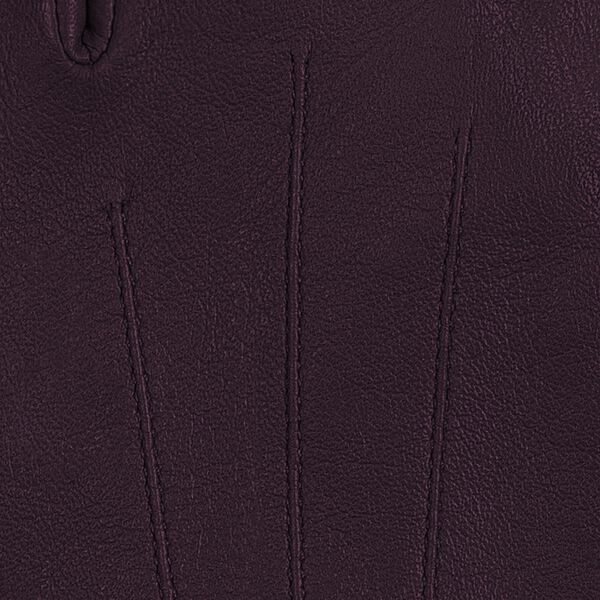 Carla læderhandske, deep purple, Kessler