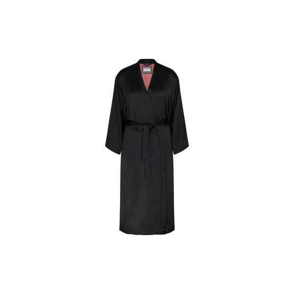 Robes Satin Robe 01, black, Triumph