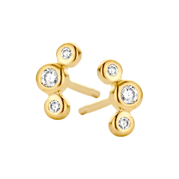 TRINITY &Oslash;RERINGE, guld/diamanter, Spirit Icons