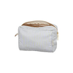 Makeup pung, classic stripes blue/praline, Cam Cam Copenhagen