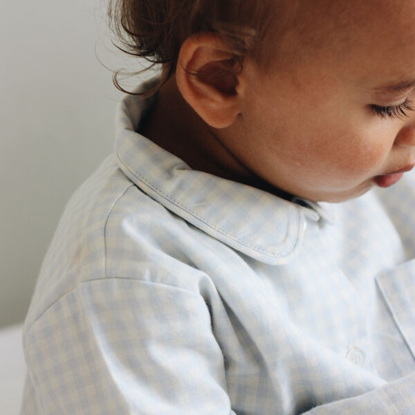 Classic Pyjamas, blue gingham, Lalaby