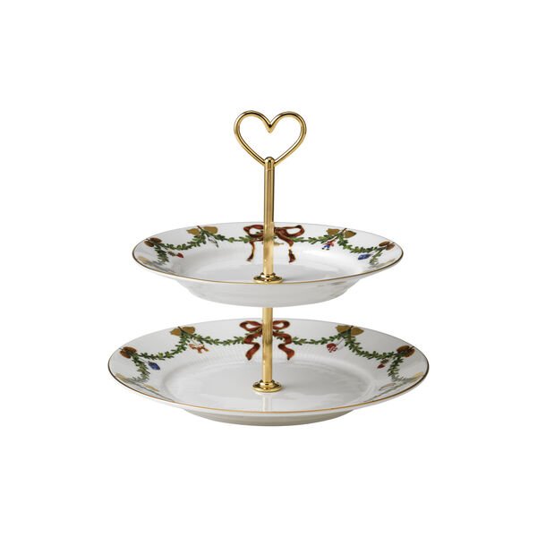 Stjerne Riflet Jul étagère, Royal Copenhagen